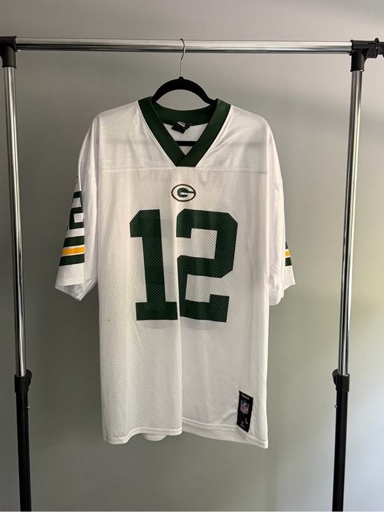 Reebok Other - Reebok Green Bay Packers #12 White and Green Football Jersey